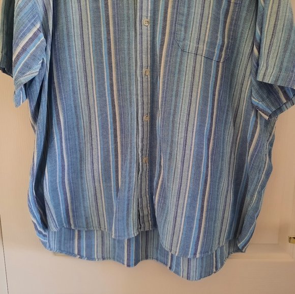 Marks & Spencer Cotton Button Down Short Sleeve Shirt XL - Picture 4 of 9